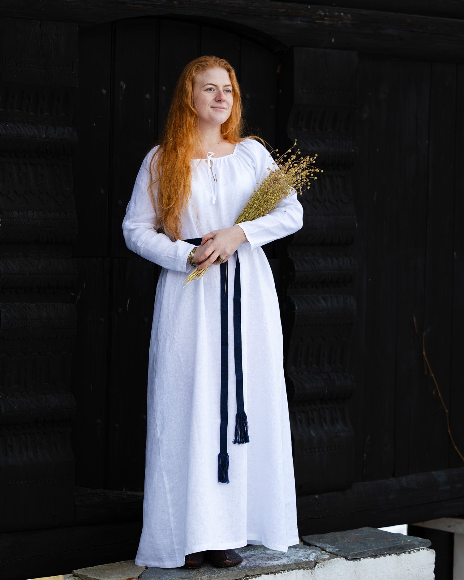 Frigg Viking Linen Dress
