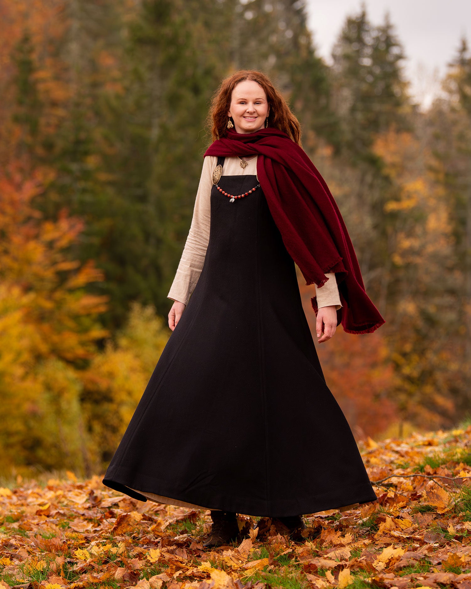 Frøya Viking Linen Dress