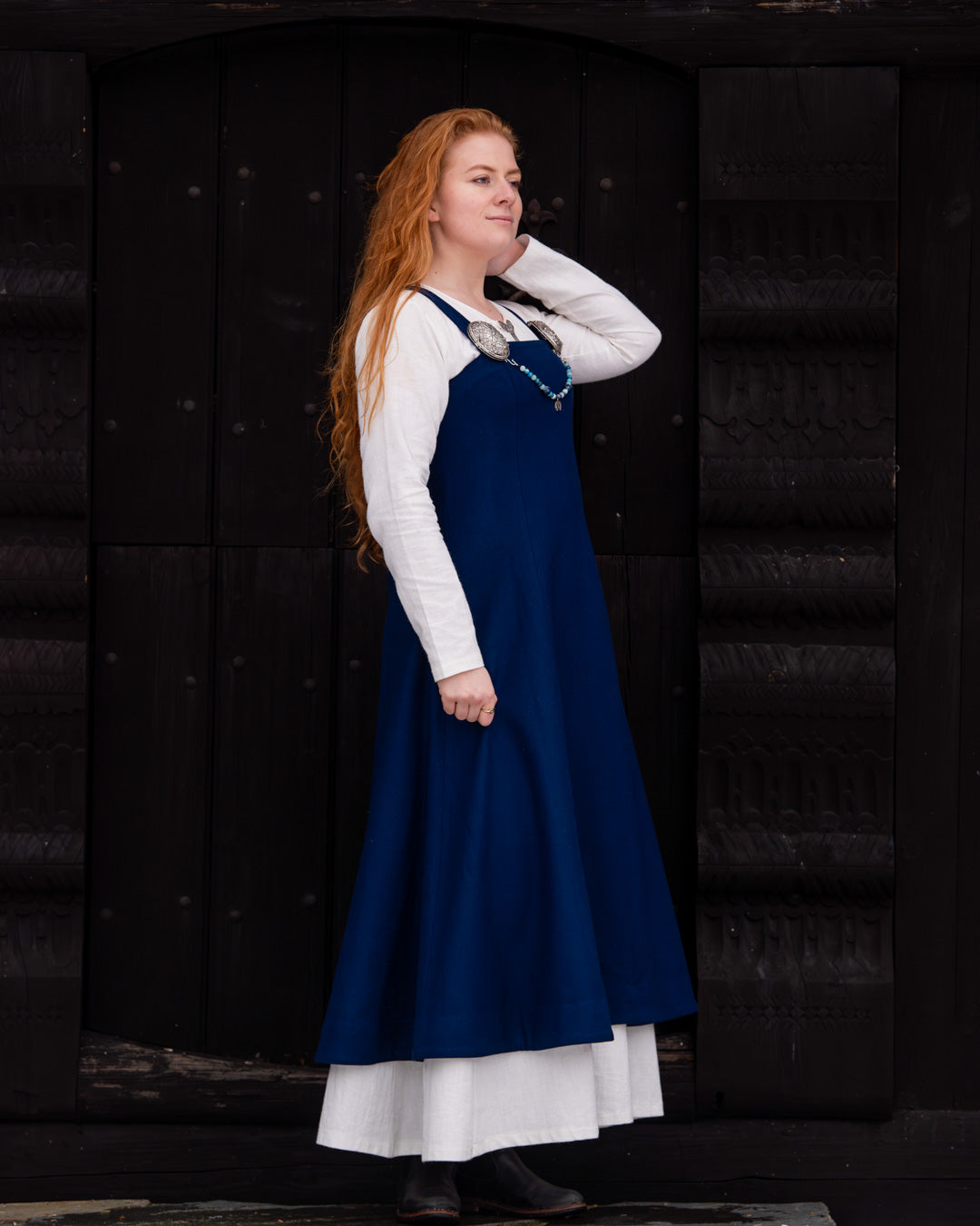 apron dress blue Morrigan Apron Dress - Tree of Life Dress