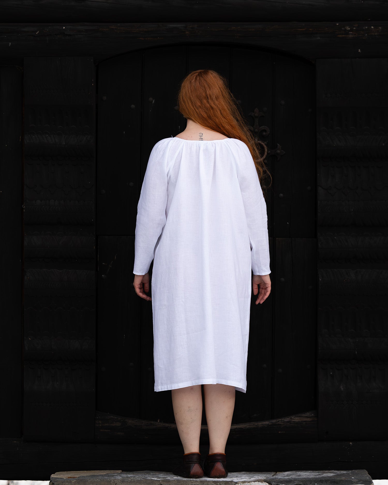 Frigg Viking Linen Dress