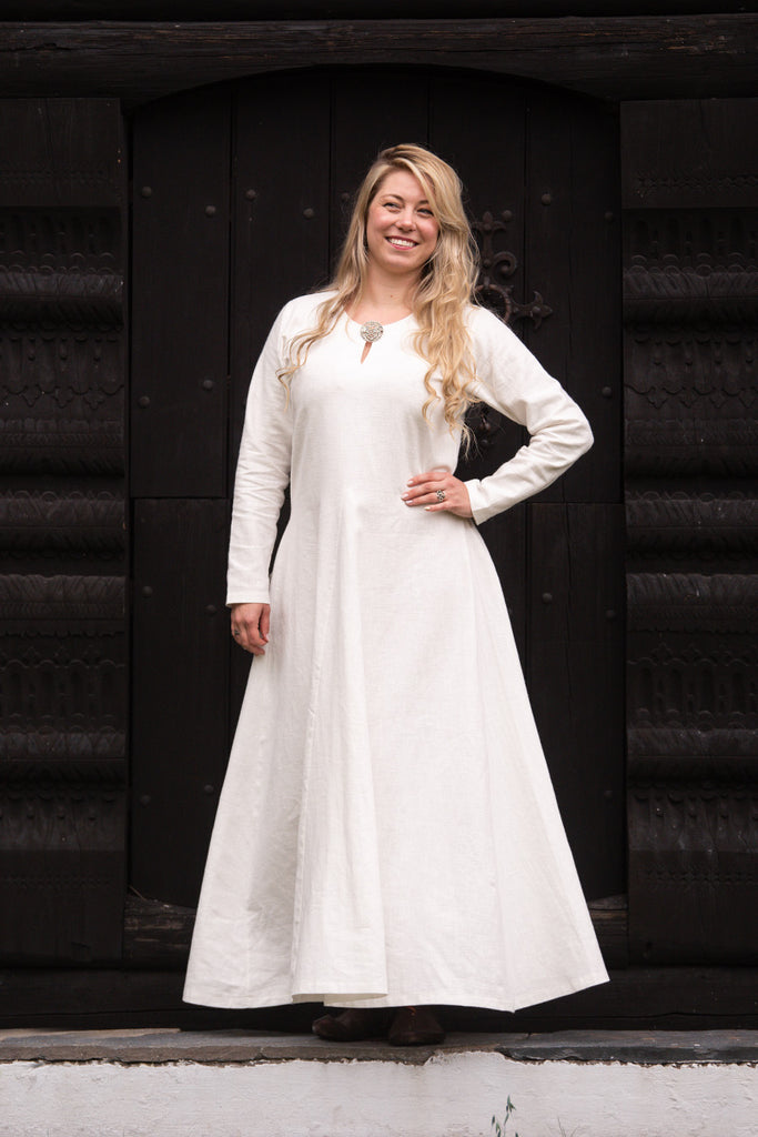 Frøya Viking Linen Dress – Klesarven