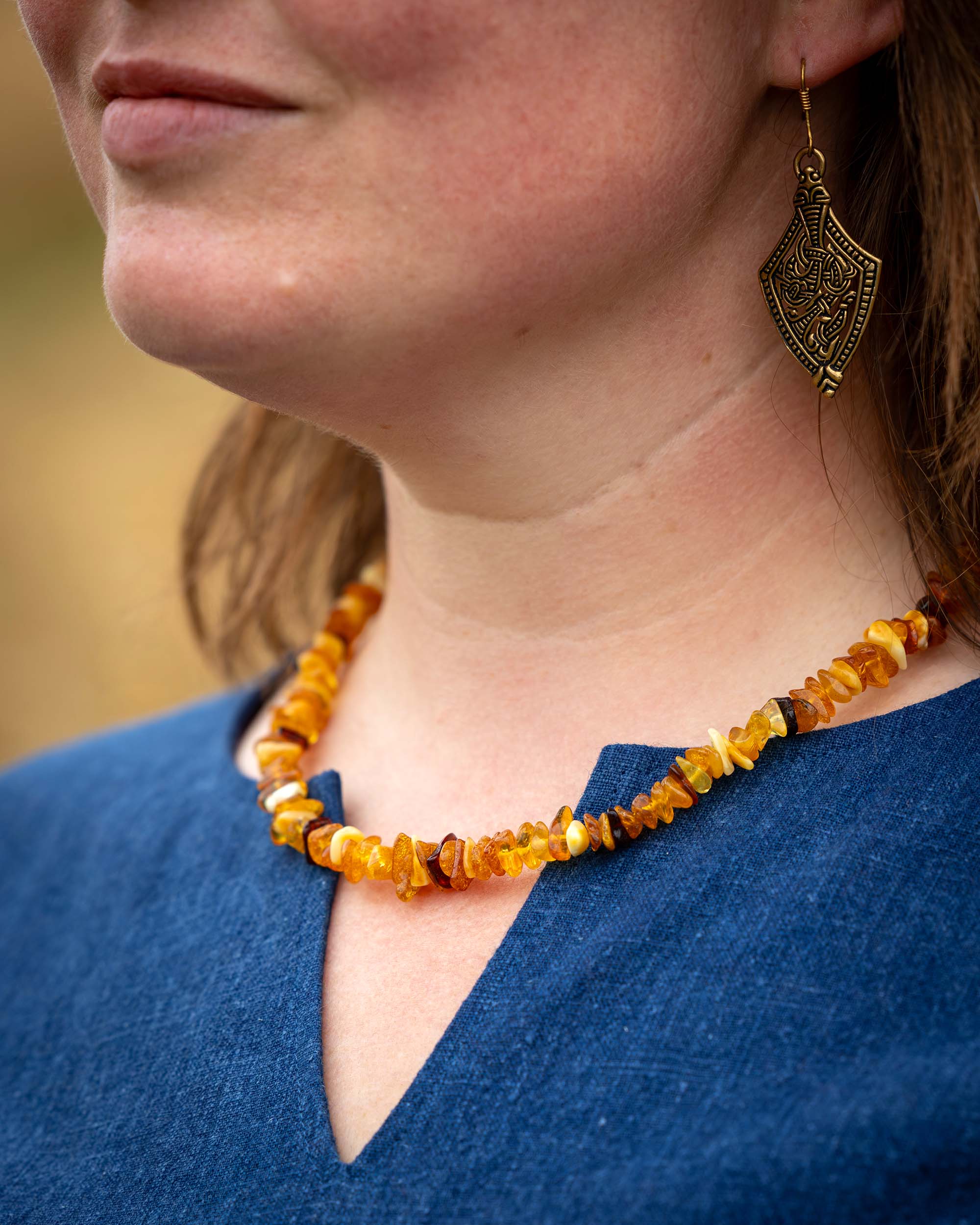 Amber Viking Necklace
