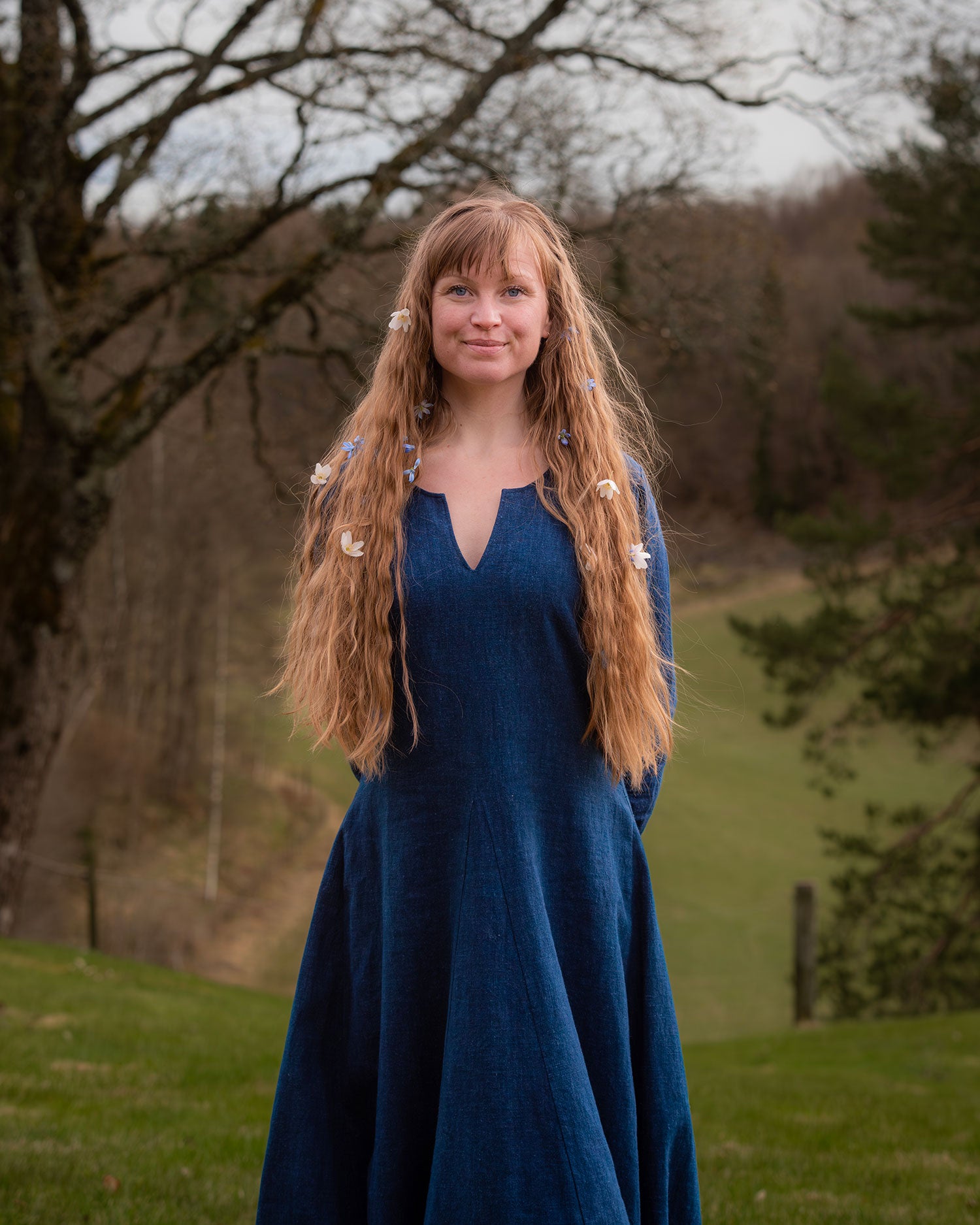 Frøya Viking Linen Dress