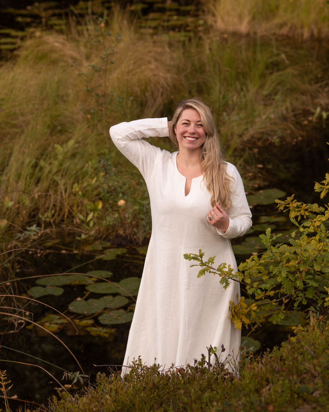 Frøya Viking Linen Dress