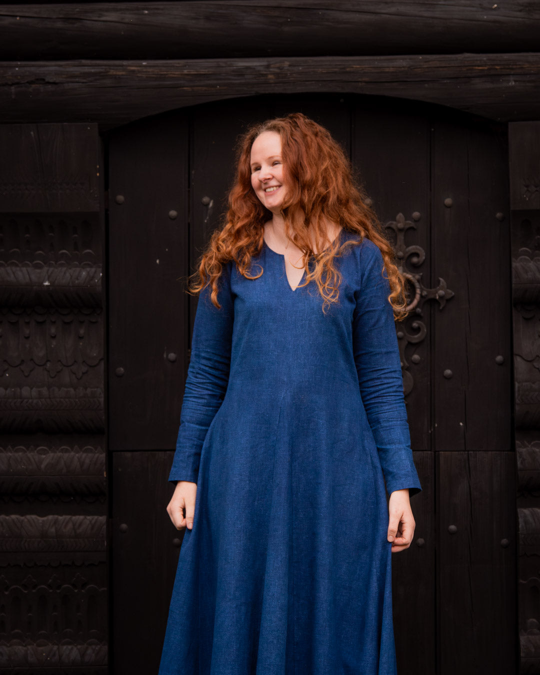 Frøya Viking Linen Dress