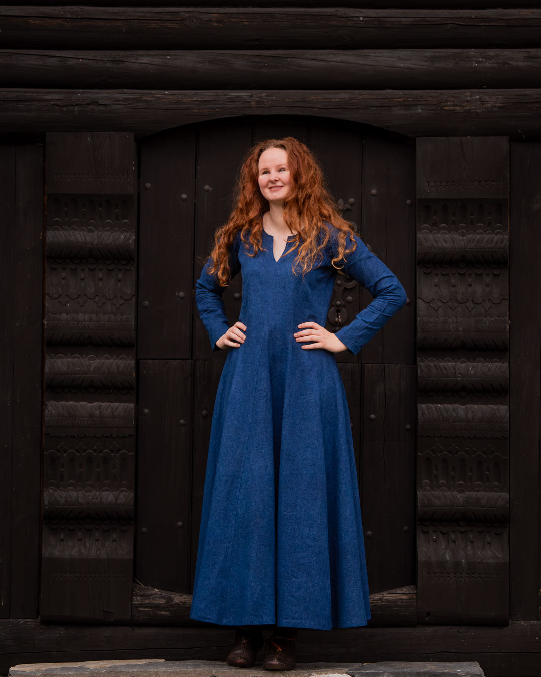 Frøya Viking Linen Dress