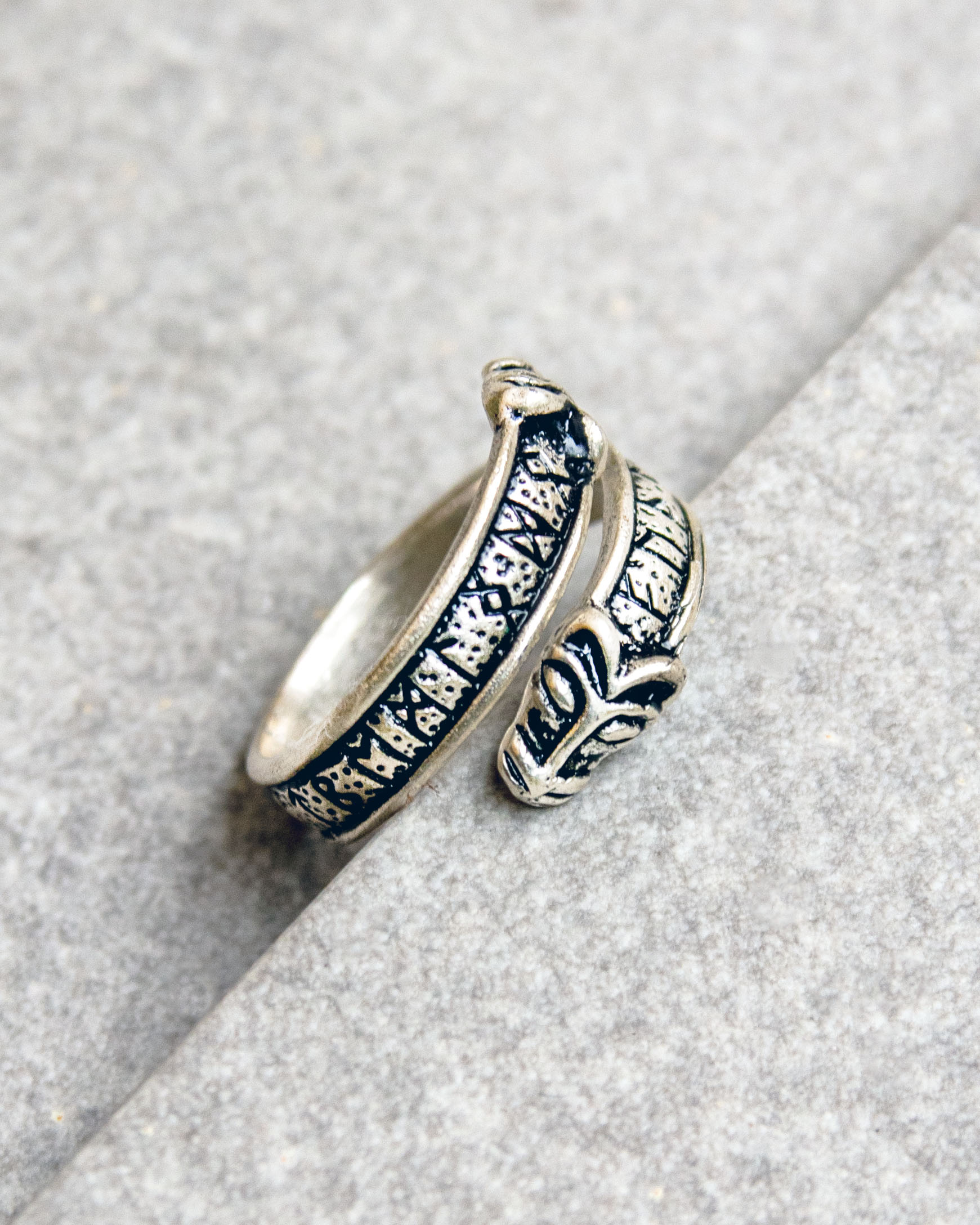 Futhark Viking Ring