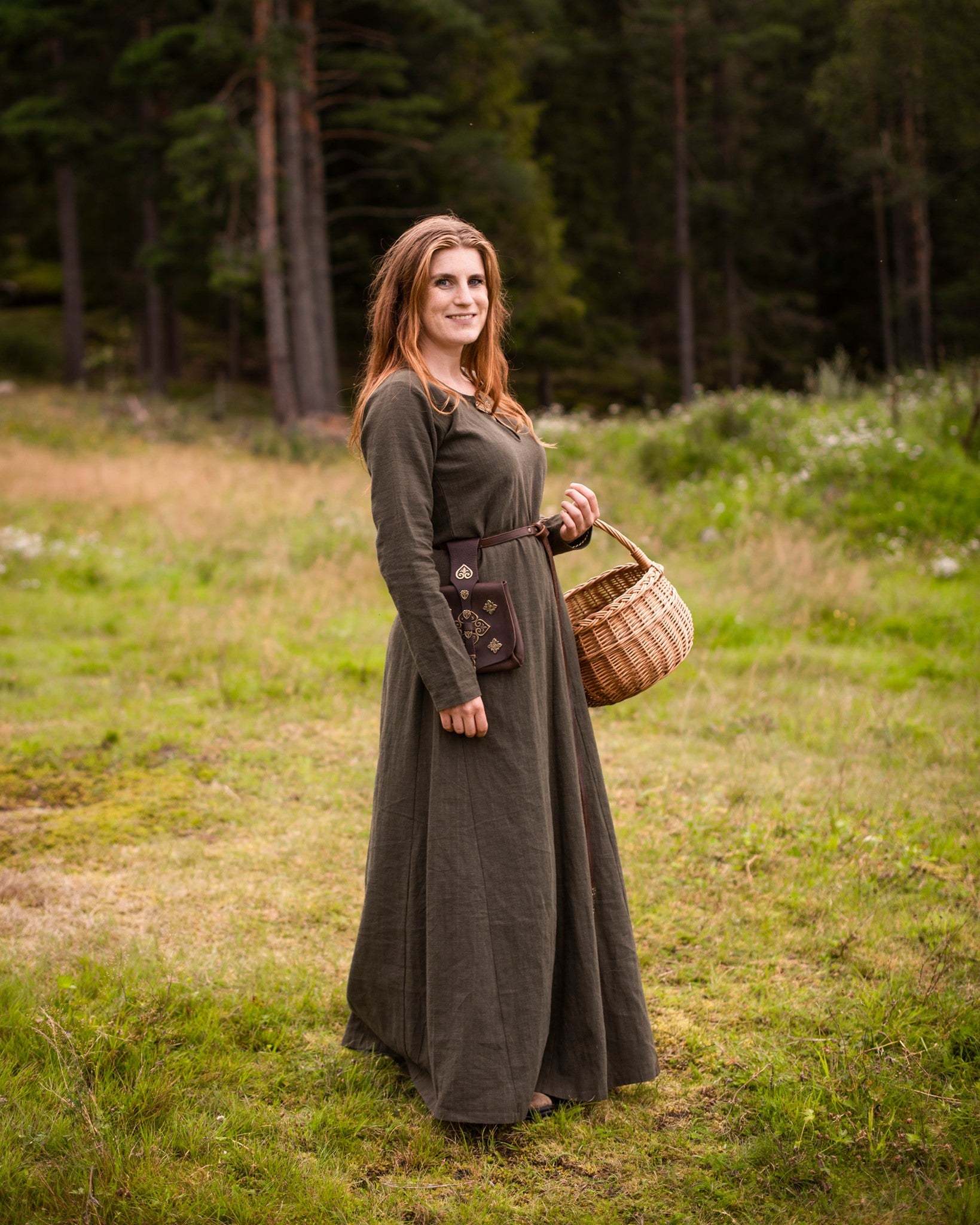 Frøya Viking Linen Dress