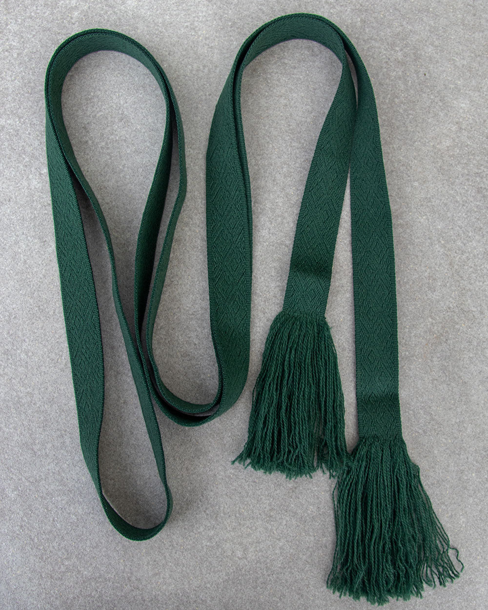 Woven Belt, Dark Green