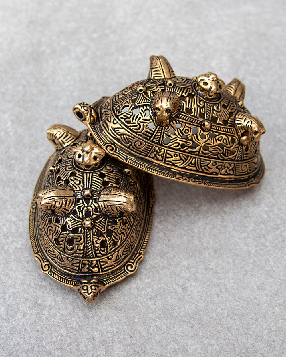 Tyra Viking Turtle Brooches