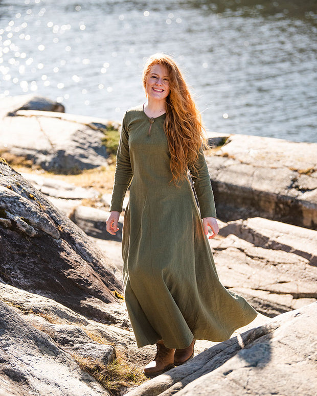 Frøya Viking Linen Dress