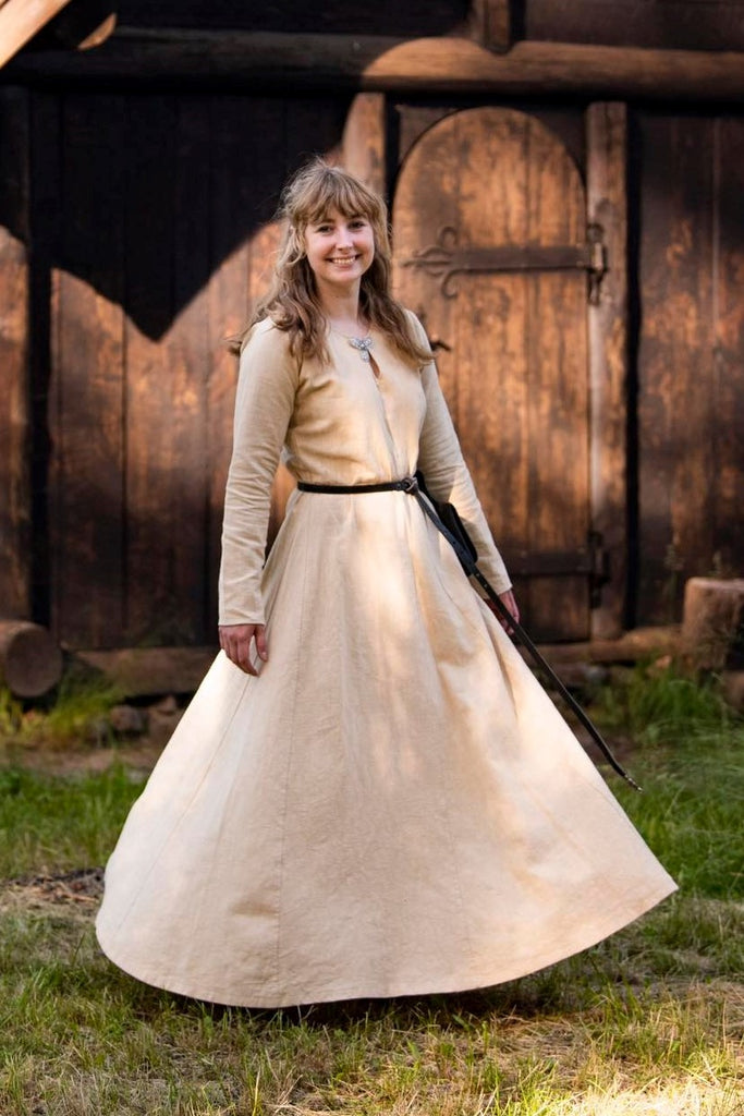 Frøya Viking Linen Dress – Klesarven - Main Image